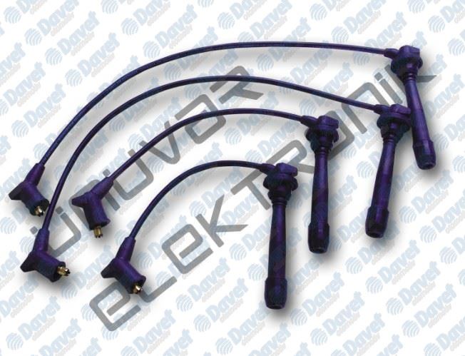 UNUVAR 7022 Buji Kablosu Hyundai Accent 00-06 Milenyun Admire 1.5 1.6 Accent Era 07-11 Elantra 00-06 Getz Atos Kia Rio 06-11 1.4 1.6 16v Cerato 04-10 1.6 16v